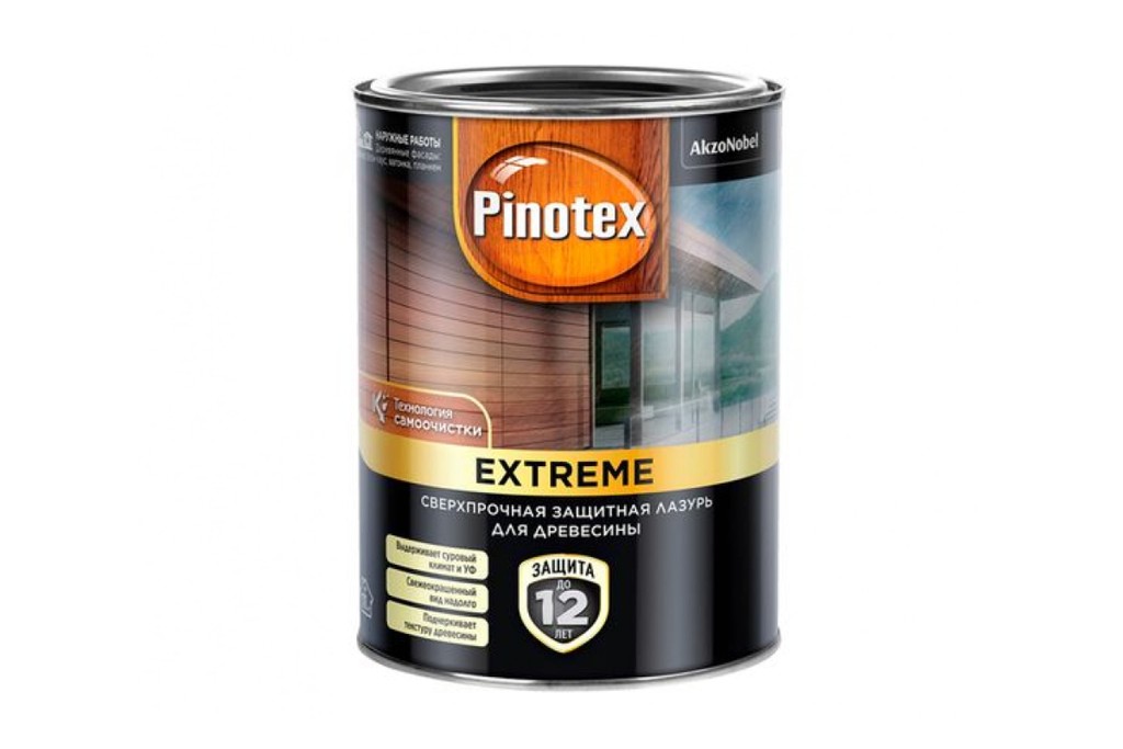 Купить лазурь для древесины pinotex extreme калужница 0,9 л фото №1