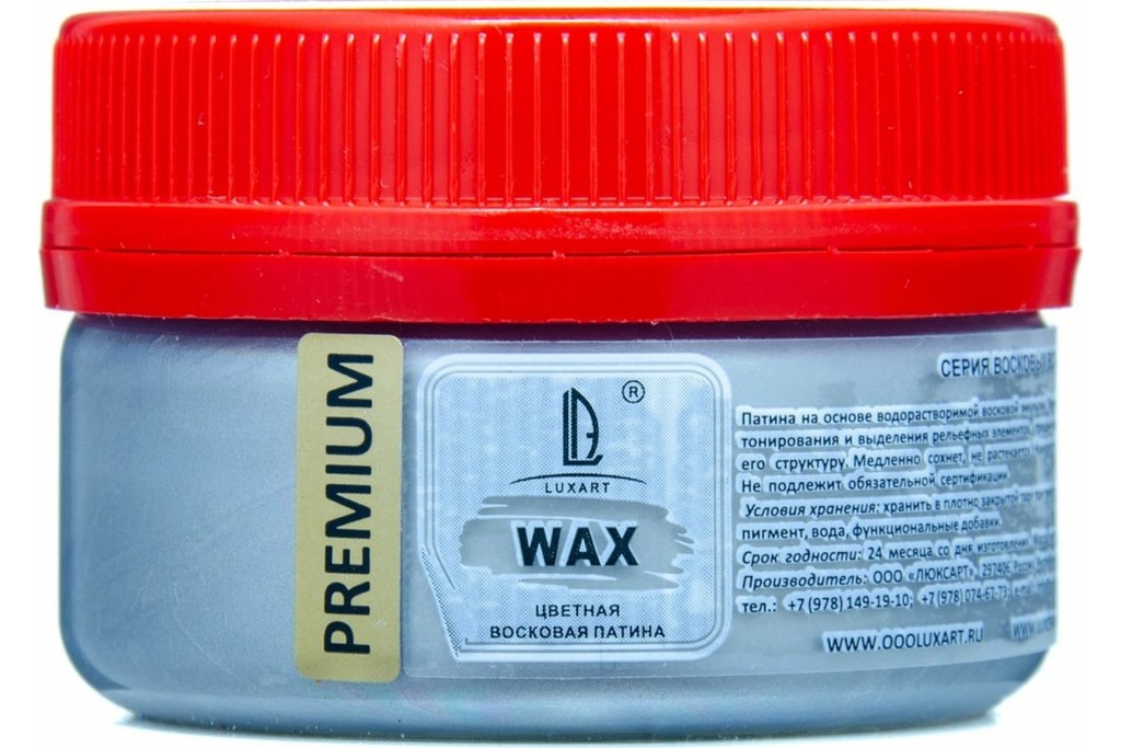 Купить восковая патинирующая эмульсия luxart wax серебро  0.09 кг w06bv00090 фото №1