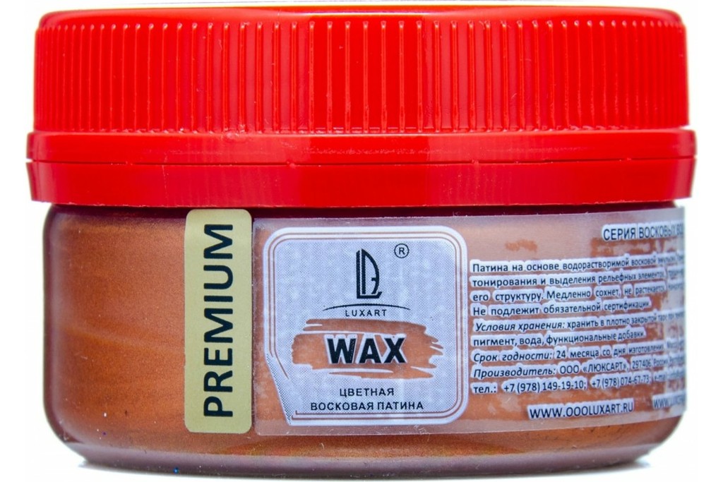 Купить восковая патинирующая эмульсия luxart wax медь  0.09 кг w05bv00090 фото №1