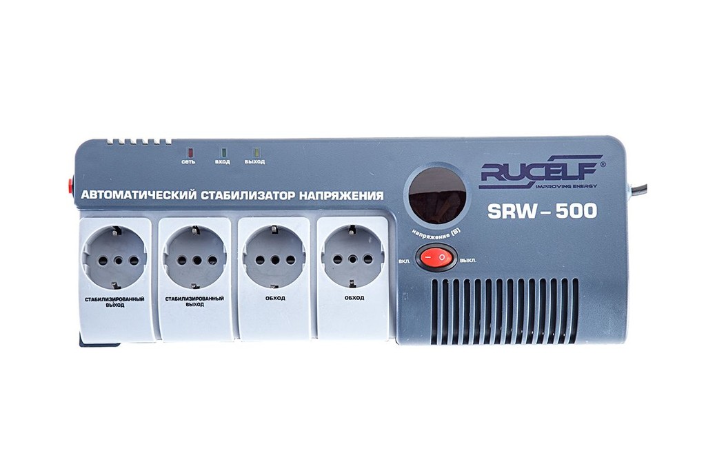 Купить стабилизатор напряжения релейный rucelf srw-500-d фото №2
