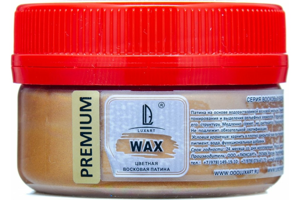 Купить восковая патинирующая эмульсия luxart wax бронза старая  0.09 кг w04bv00090 фото №1