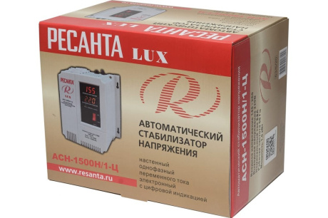 Купить Стабилизатор Ресанта  АСН  1500 Н/1-Ц Lux  навесной фото №8