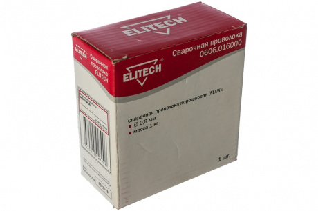 Купить Проволока ELITECH 0.8 мм порошковая 1 кг фото №2
