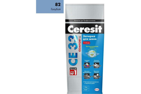 Купить Ceresit СЕ 33\2 голубой  82  затирка  2 кг 2092750 фото №3